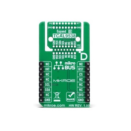 Vue arrière du Module Expand 19 Click MIKROE-6400 Vue arrière du Module Expand 19 Click MIKROE-6400