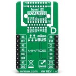 Vue arrière du Module Expand 19 Click MIKROE-6400 Vue arrière du Module Expand 19 Click MIKROE-6400