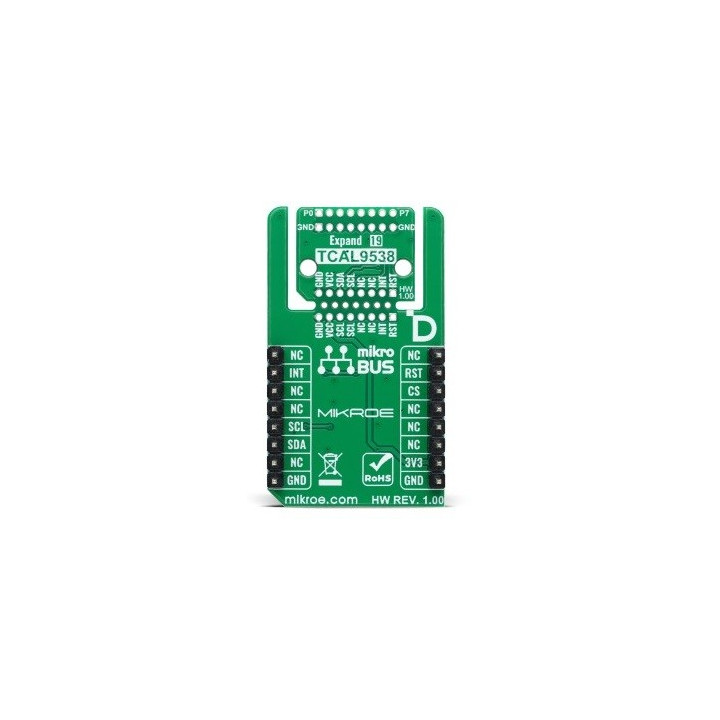 Vue arrière du Module Expand 19 Click MIKROE-6400