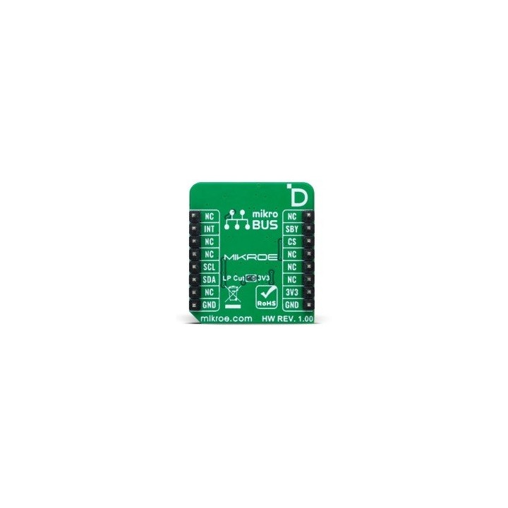 Vue arrière du Capteur lumière et proximité Ambient 14 click MIKROE-6255
