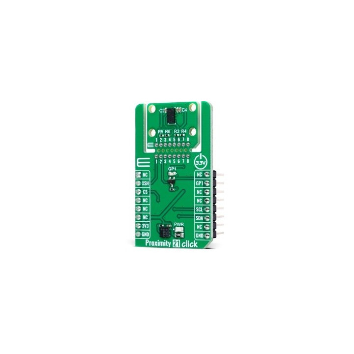 Vue de côté du Module Proximity 21click MIKROE-6286