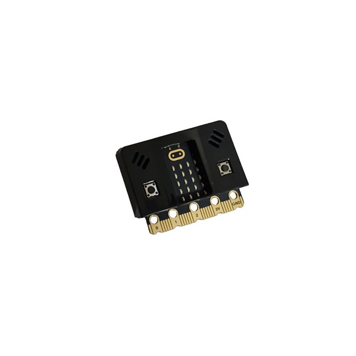 Face avant du  boitier noir pour micro:bit V1 et V2