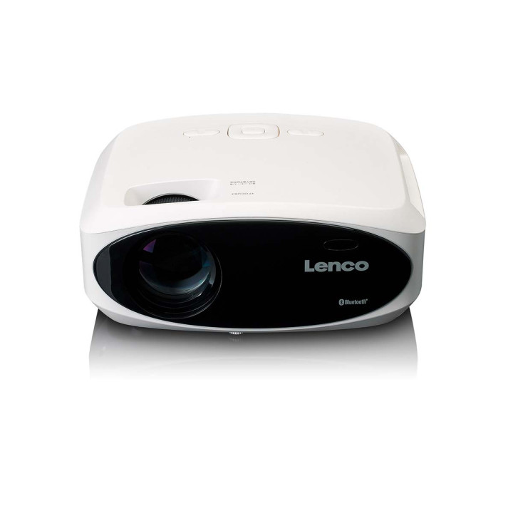 Projecteur LCD Full HD 1080P avec Bluetooth Blanc  - 3