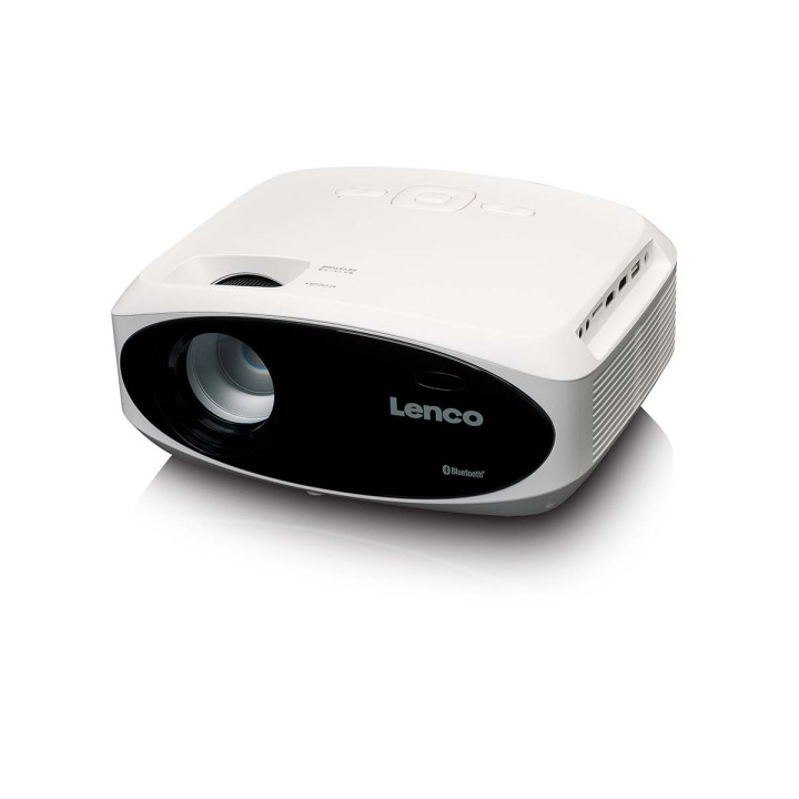 Projecteur LCD Full HD 1080P avec Bluetooth Blanc  - 5