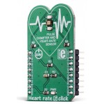 Vue de côté du Module Capteur pulsations cardiaques Heart Rate 6 Click MIKROE-3215 Vue de côté du Module Capteur pulsations cardiaques Heart Rate 6 Click MIKROE-3215