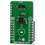 Vue de côté du Module Capteur pulsations cardiaques Heart Rate 9 Click MIKROE-3822