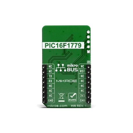 Vue arrière du Module Capteur pulsations cardiaques Heart Rate 9 Click MIKROE-3822