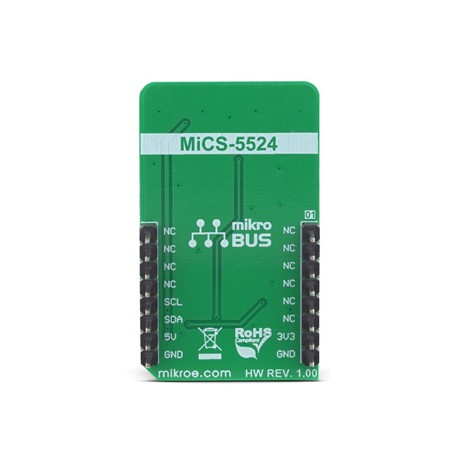 Vue arrière du Capteur Alcohol 3 Click MIKROE-3318 pour détection d'alcool Vue arrière du Capteur Alcohol 3 Click MIKROE-3318 pour détection d'alcool