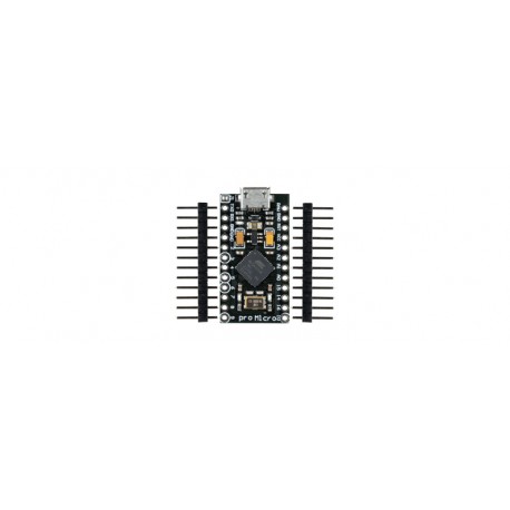 Vue de dessus de la Carte Arduino Pro Micro Joy-IT Vue de dessus de la Carte Arduino Pro Micro Joy-IT