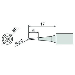 Panne 0,4mm pour fer CXR41  - 1