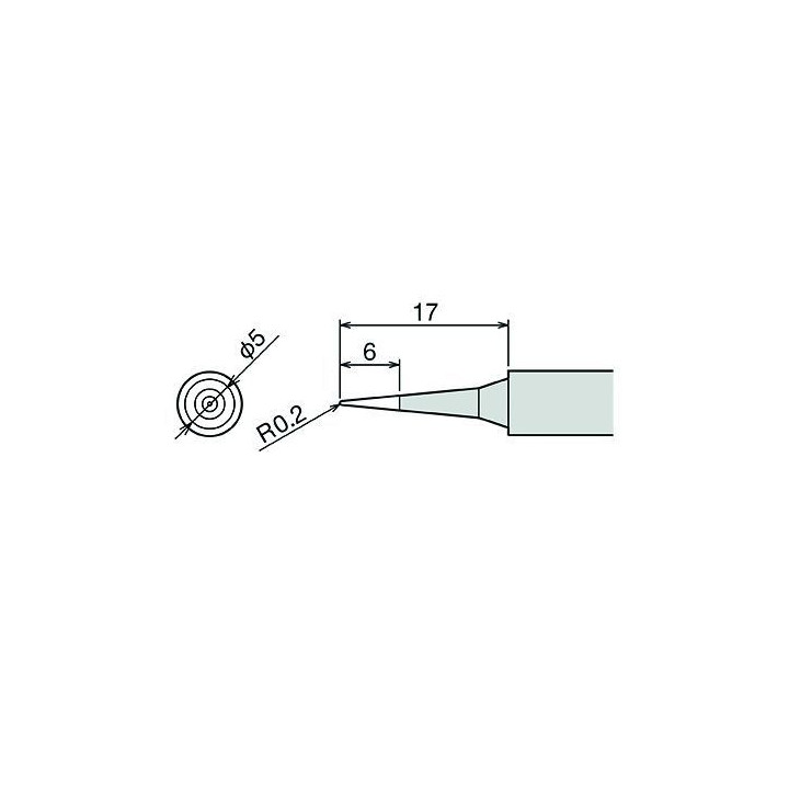 Panne 0,4mm pour fer CXR41  - 1