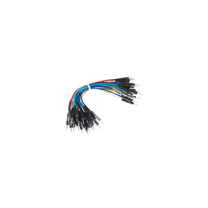 Jeu de 30 straps flexibles M-M (10 cm)  - 1