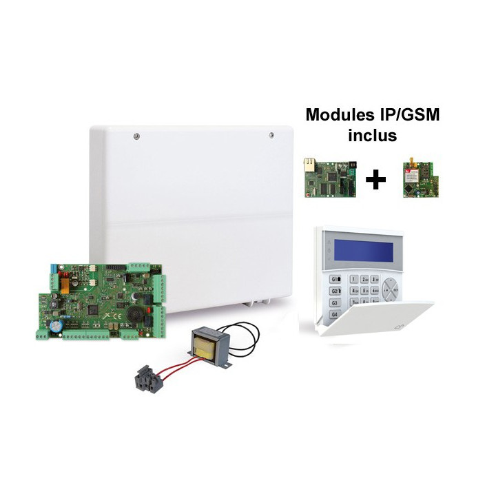 Pack X864V avec clavier LCD TAG, modules GSM 4G et module IP-V