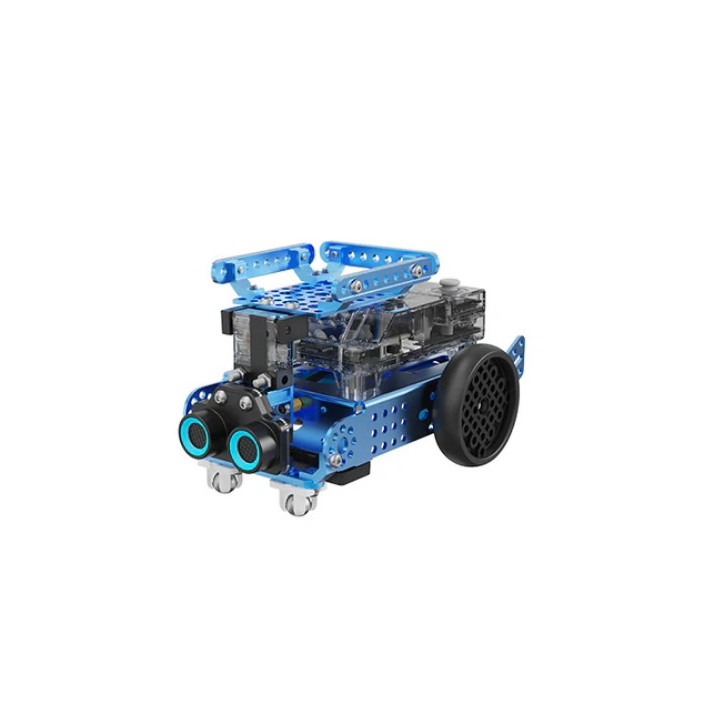 Exemple d'une des 3 réalisations possible avec le Pack Add-on Smart World P1020008 pour mBot2
