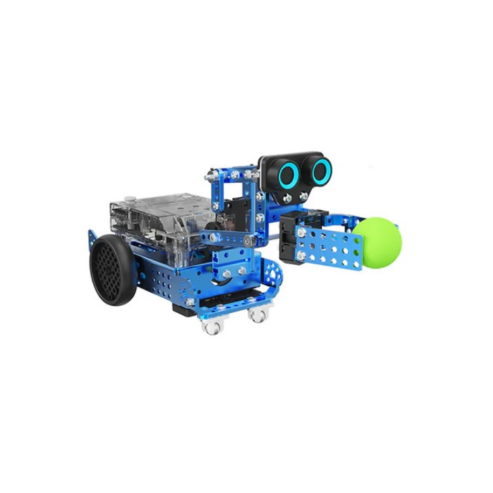 Exemple d'une des 3 réalisations possible avec le Pack Add-on Smart World P1020008 pour mBot2