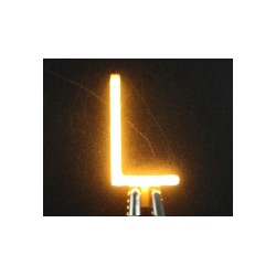 Lettre L en led filament rigide ( blanc chaud )