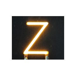 Lettre Z en led filament rigide ( blanc chaud )