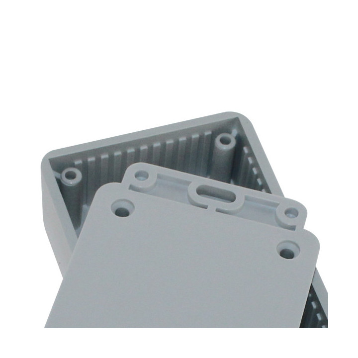 Boîtier ABS gris TKCOFFER 125x70x39mm pour circuits.