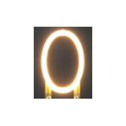 Chiffre 0 en led filament rigide ( blanc chaud )