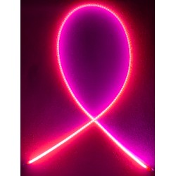 Filaments leds flexibles rose 30 cm