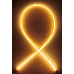 Filaments leds flexibles jaune 30 cm