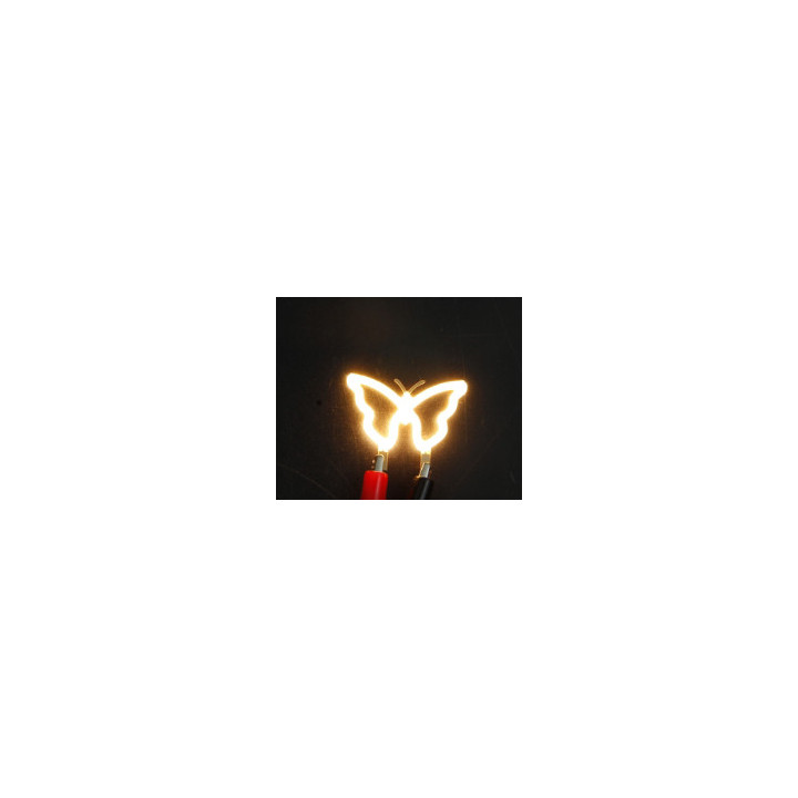 Papillon led filament rigide ( blanc chaud )