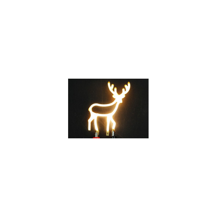 Cerf led filament rigide ( blanc chaud )
