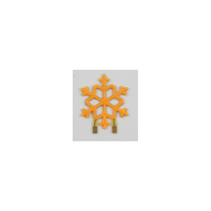 Flocon de neige filament rigide ( blanc chaud )