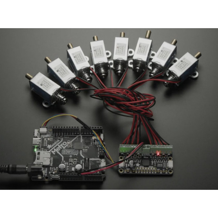 Carte drivers I2C de pilotage 8 canaux pour solénoïdes
