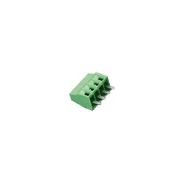 Bornier à vis 4 plots (pas 2,54 mm)