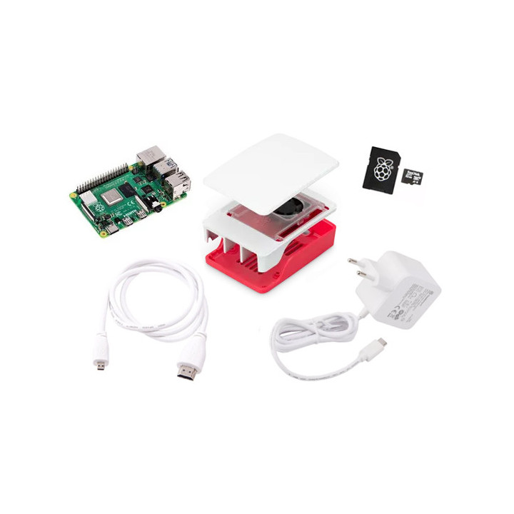 Contenu du starter kit Raspberry Pi 5 version 2 GB