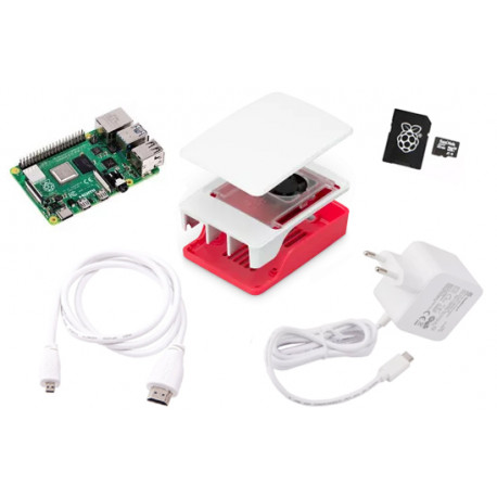 Contenu du starter kit Raspberry Pi 5 version 4 GB Contenu du starter kit Raspberry Pi 5 version 4 GB