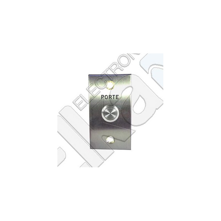 Plaque inox 90x50 mm pour PB  - 1