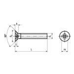 Dimensions vis Acier Zingué-bleu M3 x 30 mm Dimensions vis Acier Zingué-bleu M3 x 30 mm