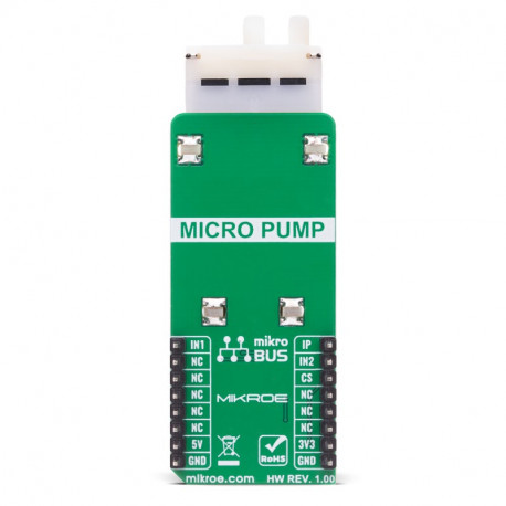 Vue arrière Module Micro Pump Click MIKROE-6529