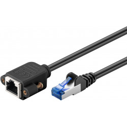 Rallonge RJ45 CAT6 fixation encastrée (1m)