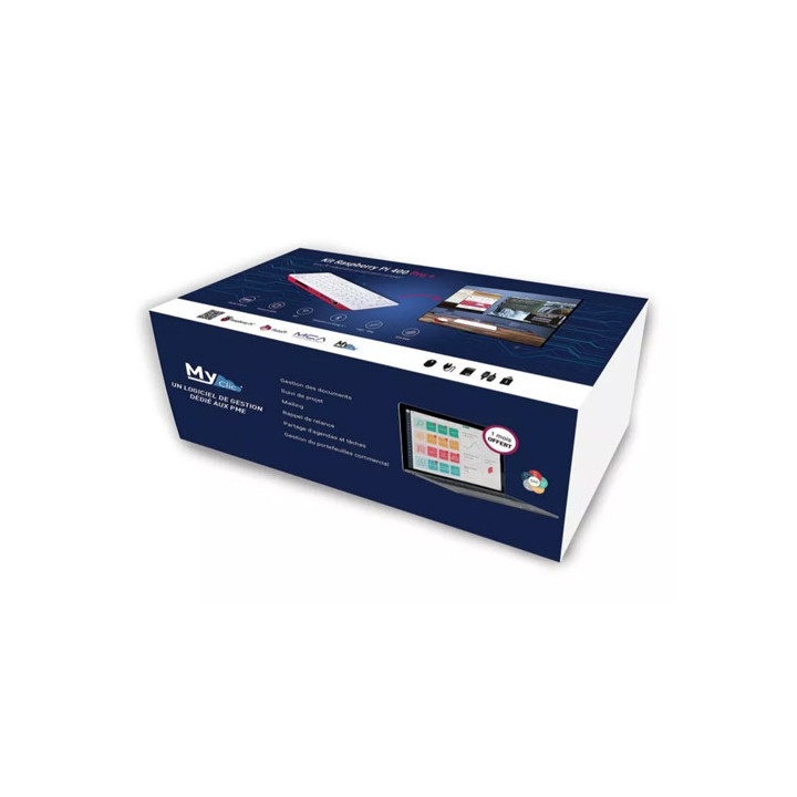 Kit Raspberry Pi 400 PRO+ 64GB avec clavier AZERTY (FR)