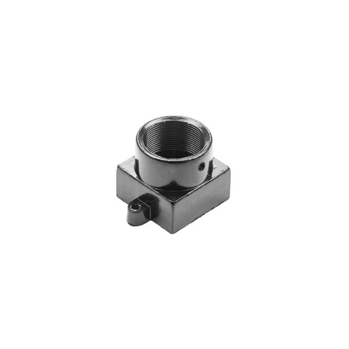 Support métal pour objectif M12 x P0.5 (hauteur 14,5 mm)