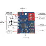 Détail du module lecteur enregistreur vocal 195 secondes TR-25