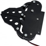 Pince robotique à mâchoires parallèle complètement fermée