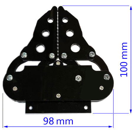 Pince robotique à mâchoires parallèles fermée