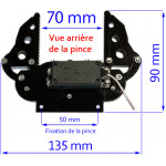 Dimensions Pince robotique à mâchoires parallèles