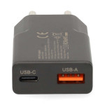 Chargeur mural Nedis 20 W double sortie pour tablette et smartphone