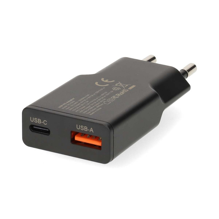 Chargeur mural 20 W pour tablette et smartphone