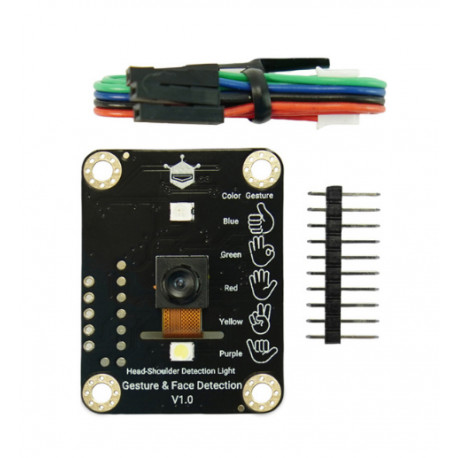 Contenu du module caméra capteur de gestes SEN0626