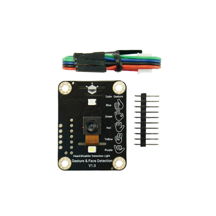 Contenu du module caméra capteur de gestes SEN0626