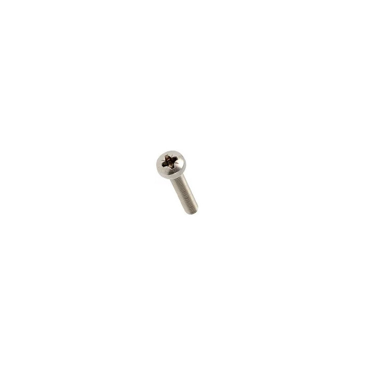 Vis inox A2 tête cylindrique bombée M3 x 25 mm