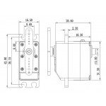 Dimensions du servomoteur SR-311