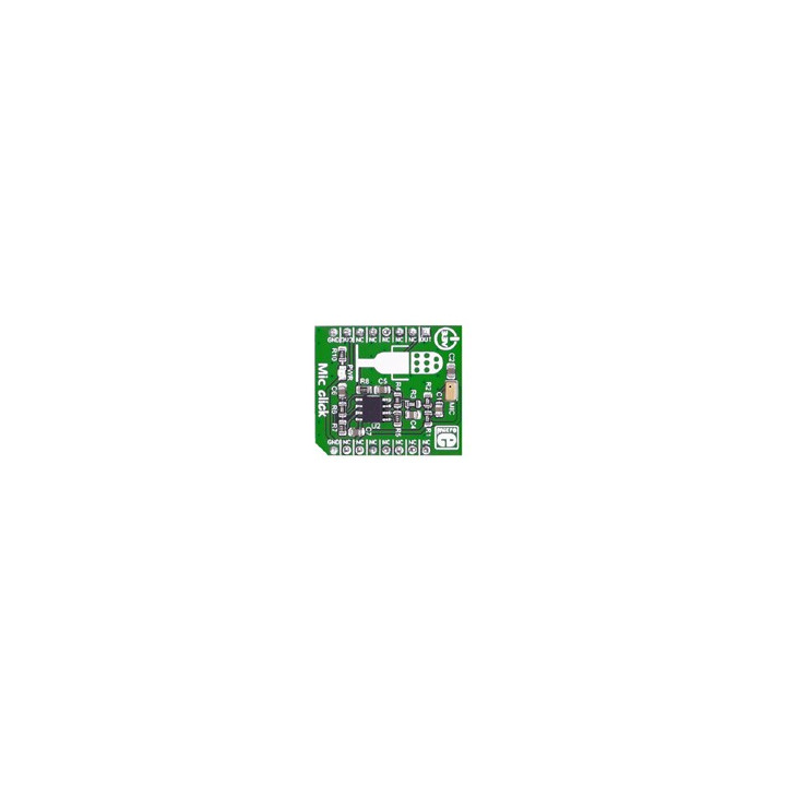 MIKROE-2563 : Mic click Board - microphone omnidirectionnel amplifié