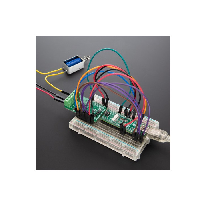 Exemple d'utilisation du module drivers solénoïdes Click